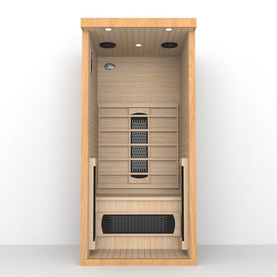 Комната 1350W сауны домашнего крытого деревянного человека Hemlock 1 ультракрасная
