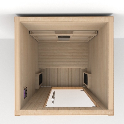 Комната 1350W сауны домашнего крытого деревянного человека Hemlock 1 ультракрасная