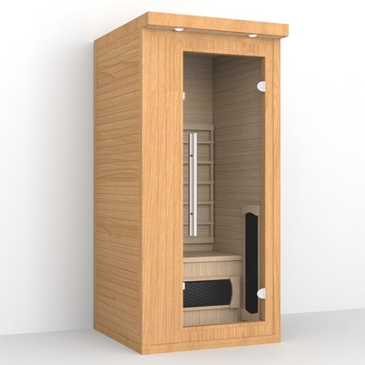 Комната 1350W сауны домашнего крытого деревянного человека Hemlock 1 ультракрасная