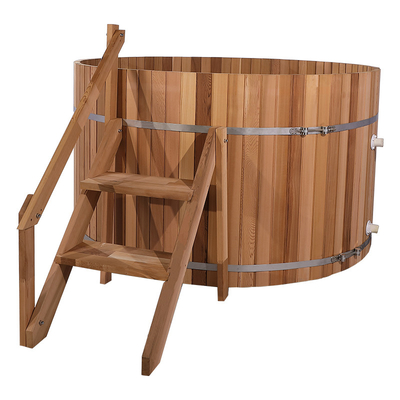 3-4 сосны красного кедра человека джакузи Thermowood на открытом воздухе деревянное деревянное увольнятьое с внешней деревянной горящей плитой