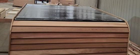 куб подогревателя плиты Hemlock 6000W формирует сухую сауну пара вне деревянного