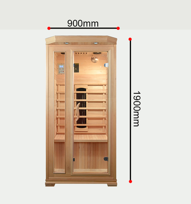 Керамический обогреватель Hemlock Home Sauna Room Wood Color Компьютерная панель управления