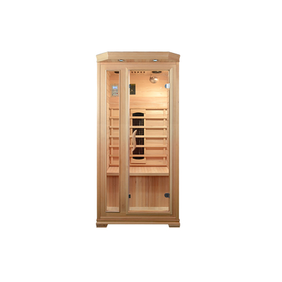 1750W Hemlock / Cedar Домашняя сауна с безопасной системой В деревянном цвете прямоугольной формы