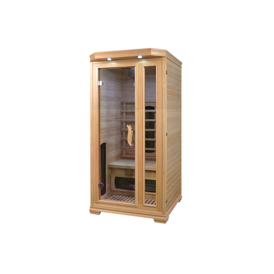 1750W Hemlock / Cedar Домашняя сауна с безопасной системой В деревянном цвете прямоугольной формы