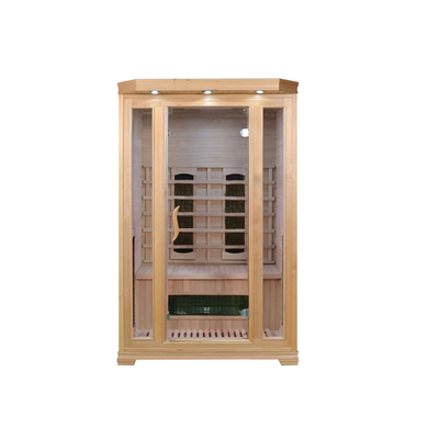 1750W Hemlock / Cedar Домашняя сауна с безопасной системой В деревянном цвете прямоугольной формы