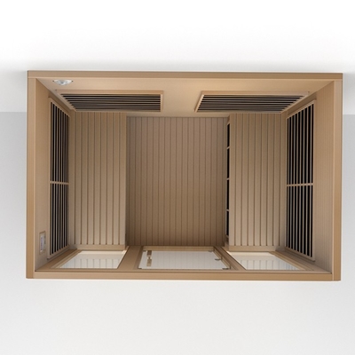 OEM Solid Wood Large Far Infrared Sauna Room Для 4 человек