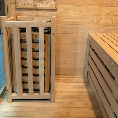 15~90.C Hemlock / Red Cedar Steam Sauna Room с 0-99 MIN Таймером и 220В напряжением