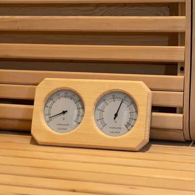 Современный 6KW печь нагреватель Hemlock Красный кедровый парная сауна с светодиодным светом для полного отдыха