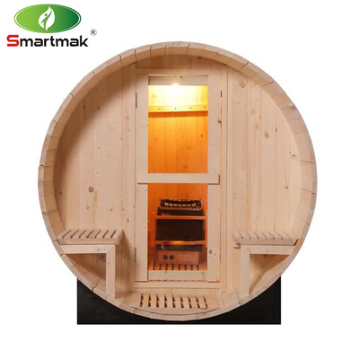 Сауна бочонка вина соснового леса сада комнаты сауны Outdoors Redwood 4 человеков