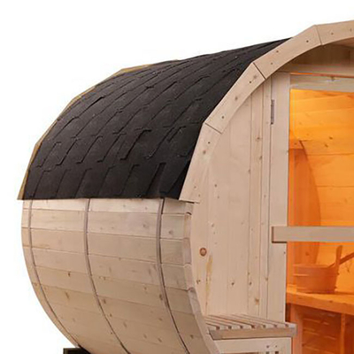 Сауна бочонка вина соснового леса сада комнаты сауны Outdoors Redwood 4 человеков