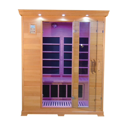Человек 240V комнаты 3 сауны Chromotherapy Hemlock ультракрасный домашний
