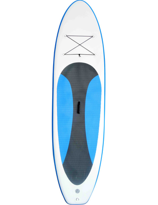 На открытом воздухе перекрестная раздувная доска затвора стоит вверх Surfboard для Beginner